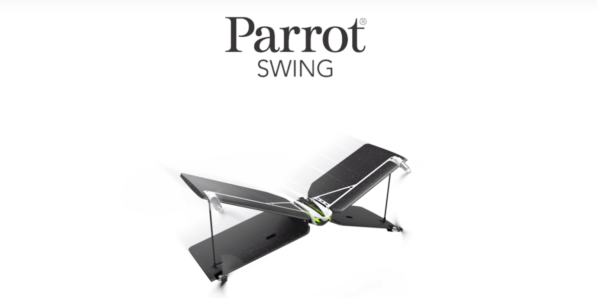 【Parrot SWING(スイング)レビュー】水平/垂直飛行するトイドローンが約1万円で購入可能！