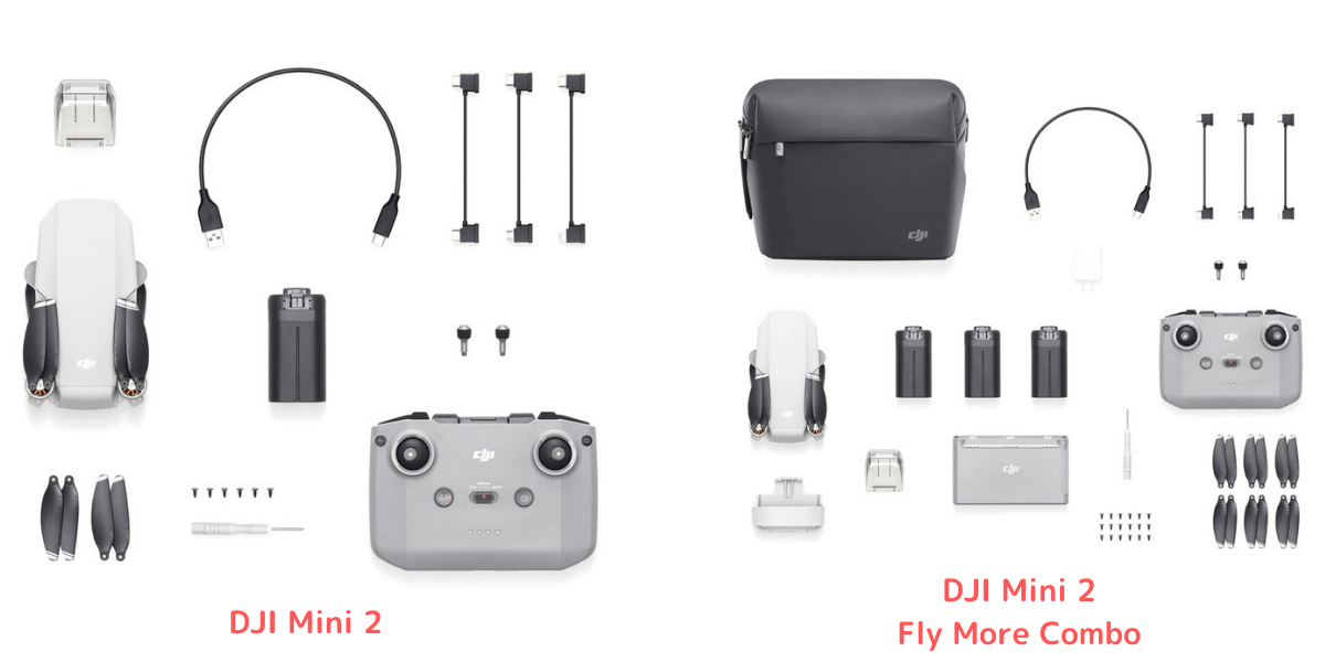 新品 200g以下 ドローン DJI Mini 2 Fly More Combo-