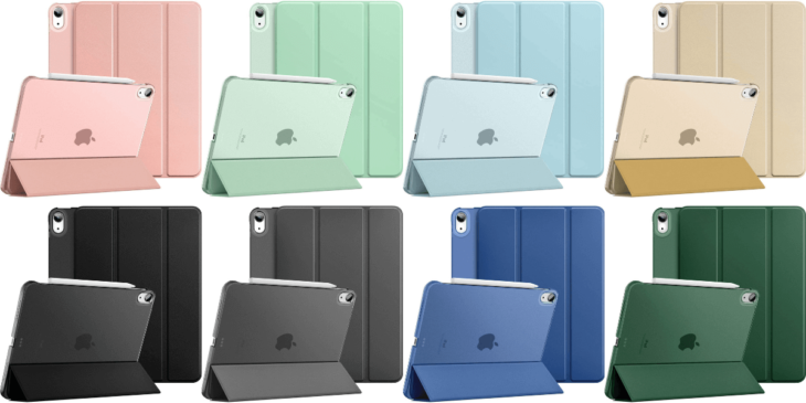 最高級 iPadケース 超軽量 柔らかい 3段階折り 5 6世代 Air1 2 9.7