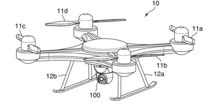Canon（キヤノン）がドローンのカメラに関する特許を出願