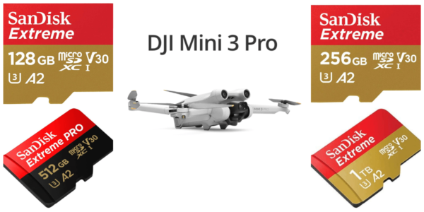 失敗しない！DJI Mini 3 ProのmicroSDカードの選び方とおすすめを解説