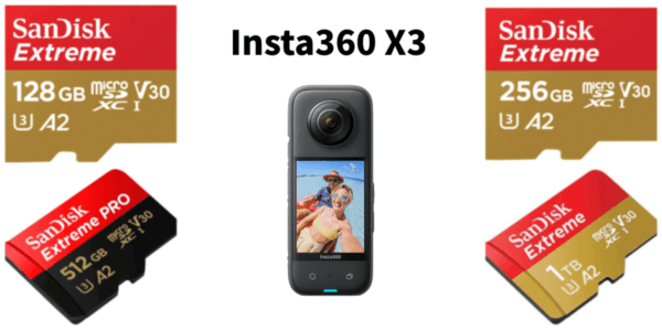 失敗しない！Insta360「X3」のmicroSDカードの選び方とおすすめを解説