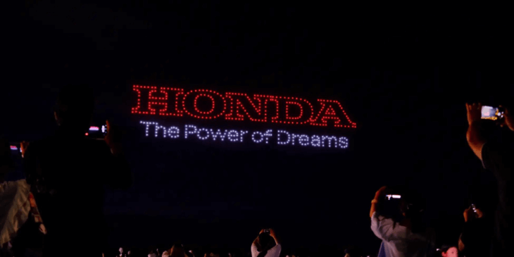 HONDA創立75周年記念イベント「23栃木祭り」をドローンショーが華やかに締めくくる