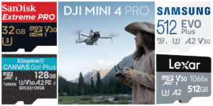 失敗しない！「DJI Mini 4 Pro」ドローンのmicroSDカードの選び方とおすすめを解説