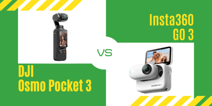 【徹底比較】DJI｢Osmo Pocket 3｣VS Insta360｢GO 3｣おすすめカメラは？