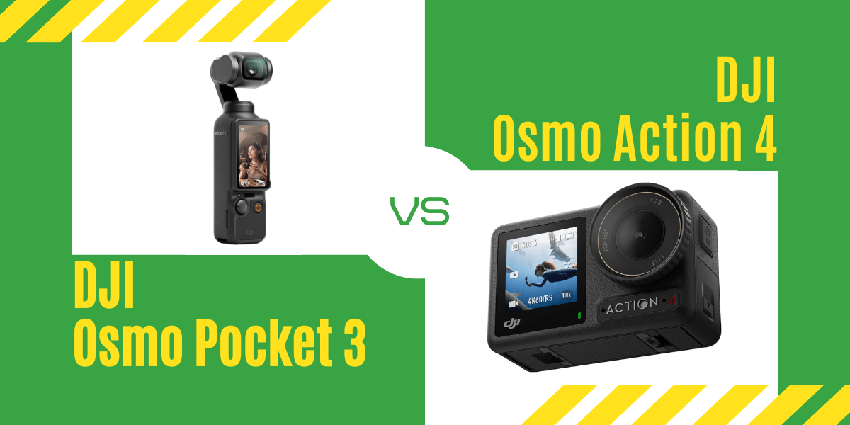 DJI「Osmo Pocket 3」とDJI「Osmo Action 4」を比較