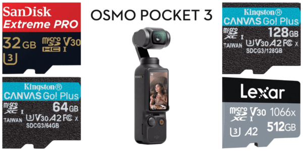 失敗しない！Osmo Pocket 3のおすすめmicroSDカードと選び方を解説