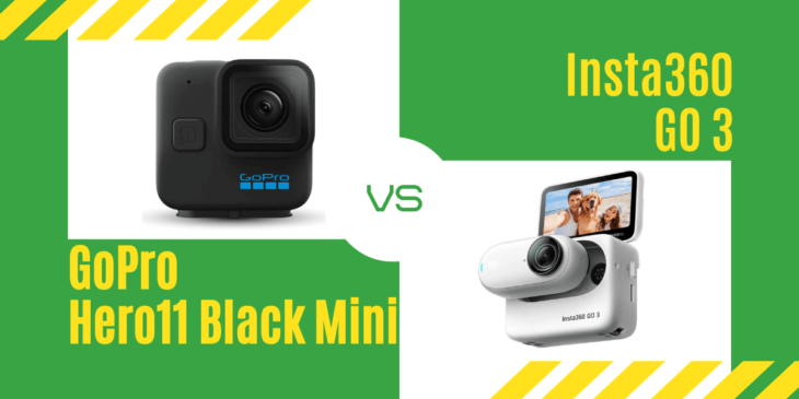 【徹底比較】GoPro ｢Hero11 Black Mini｣VS Insta360｢GO 3｣おすすめアクションカメラは？