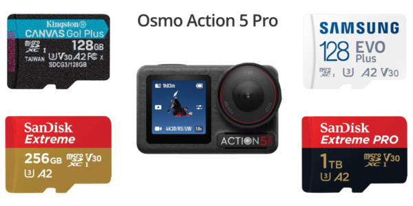 失敗しない！DJI「Osmo Action 5 Pro」のmicroSDカードの選び方とおすすめを解説