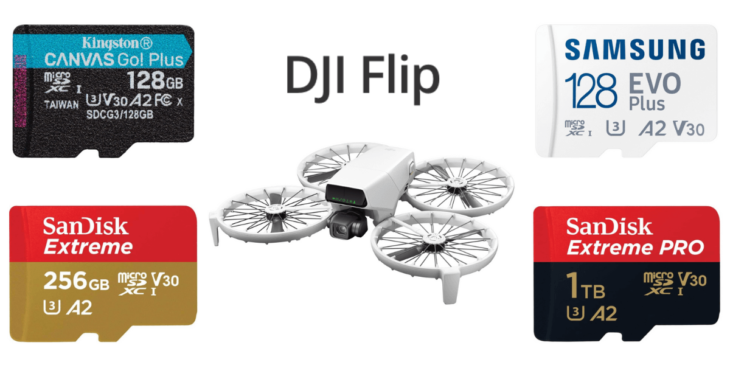 失敗しない！｢DJI Flip（フリップ）｣ドローンのおすすめmicroSDカードと選び方を解説