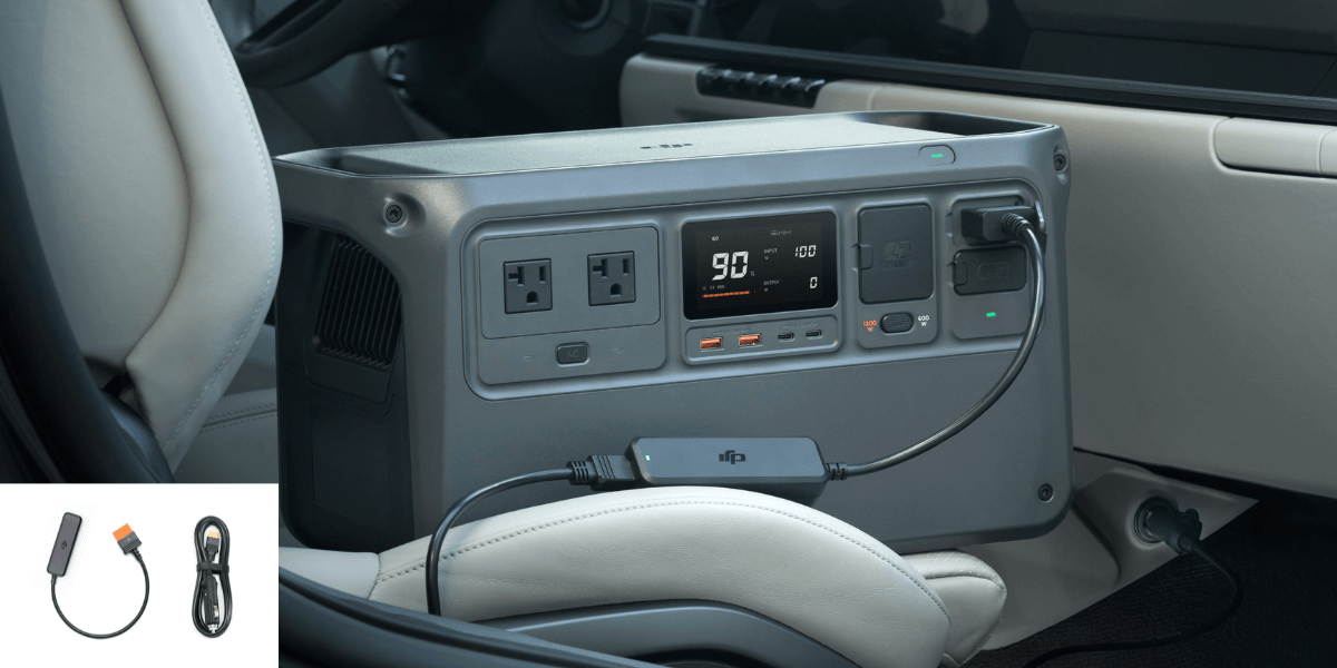 DJI Power 車内電源ソケット - SDC 電源ケーブル(12V/24V)