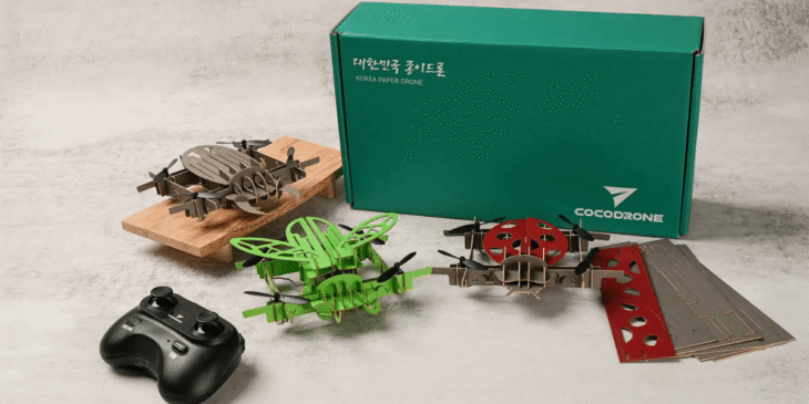 韓国で15,000台突破！組み立てて飛ばす紙ドローン｢COCODRONE(ココドローン)｣日本初上陸
