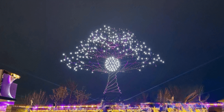 大阪・関西万博のドローンショーで七夕特別演出　｢Flash Wish Tree｣実施 – レッドクリフ