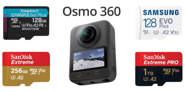 失敗しない!「DJI Osmo 360」のおすすめmicroSDカードと選び方を解説!
