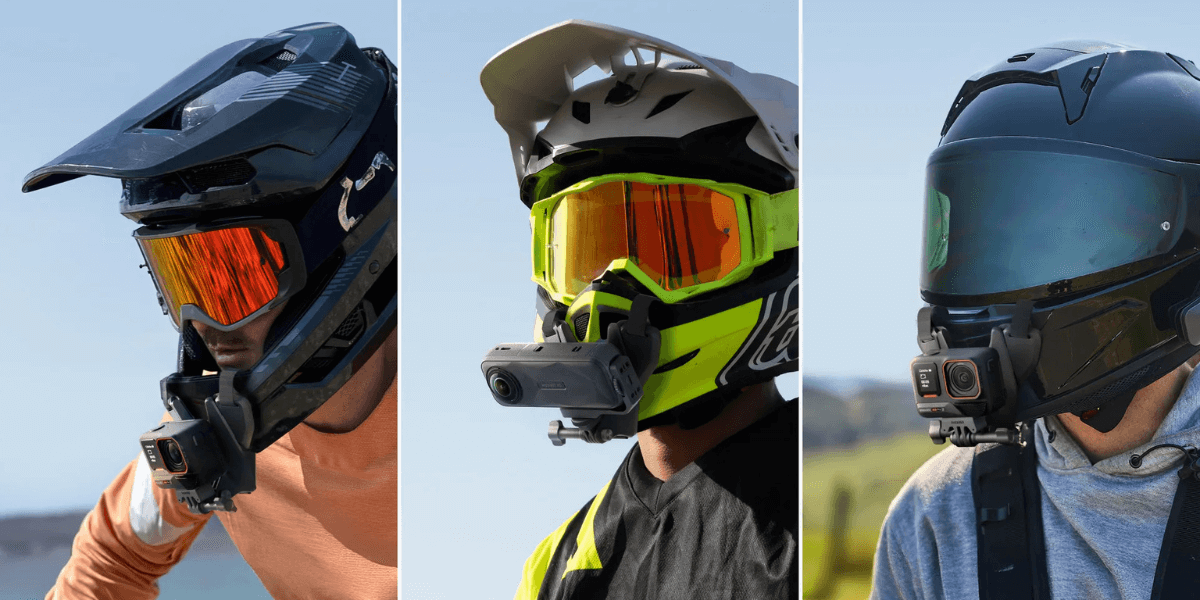 Insta360 ヘルメット顎マウント 2.0