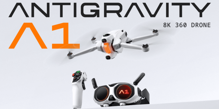世界初！Insta360が8K 360度全景ドローン「Antigravity A1」発表