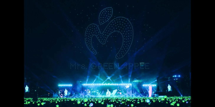 Mrs. GREEN APPLE 、デビュー10周年記念ライブで初のドローンアート演出を導入