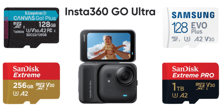 失敗しない！｢Insta360 GO Ultra｣のおすすめmicroSDカードと選び方を解説！