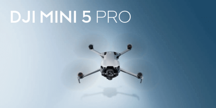DJIが新ドローン｢DJI Mini 5 Pro｣の販売開始！ミニシリーズで初の1インチセンサー搭載