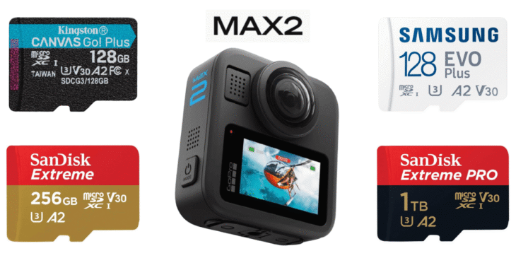 失敗しない！｢GoPro Max 2｣のおすすめmicroSDカードと選び方を解説！