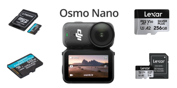 失敗しない！｢DJI Osmo Nano｣のおすすめmicroSDカードと選び方を解説！