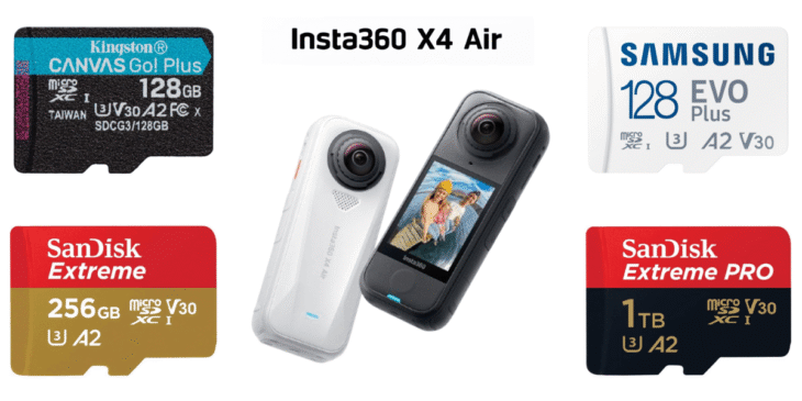 失敗しない!「Insta360 X4 Air」のおすすめmicroSDカードと選び方を解説!