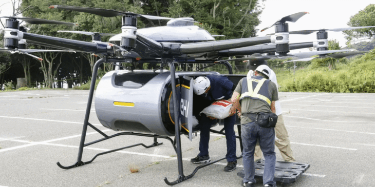 国内初！250kg級大型ドローン飛行の成功から空輸特化型ライセンス制度を創設