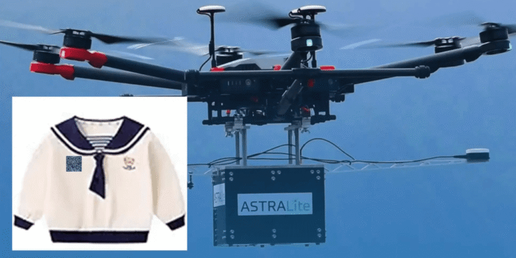 学生服に「再帰性反射可変QRコード」装着、南海トラフ大地震や迷子時にレーザー捜索可能に