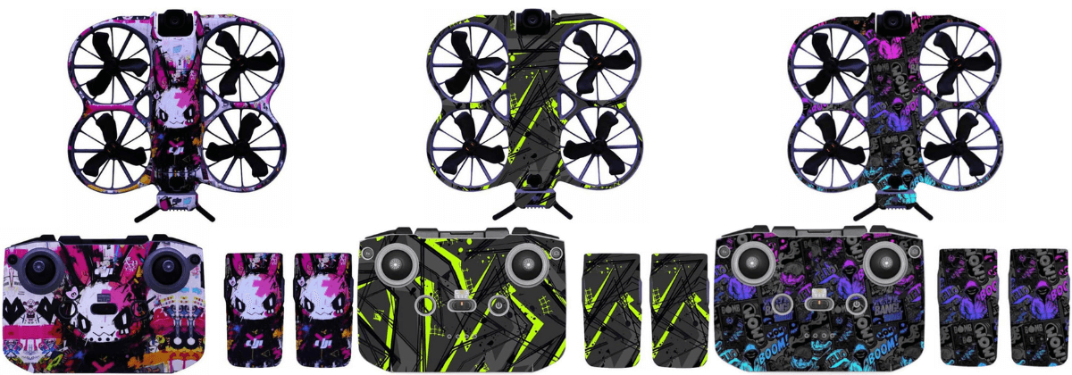 DJI Neo 2専用スキンシール（本体+送信機+バッテリー）