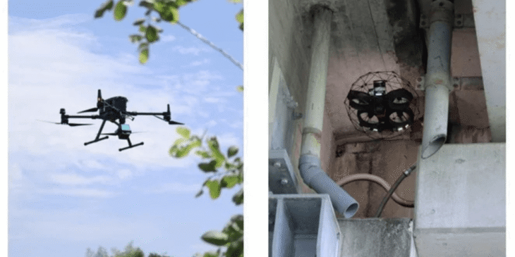 日本初！点検、土木・建築分野等で｢ドローンサービス品質認証制度JIS Y1011｣取得 – 旭テクノロジー