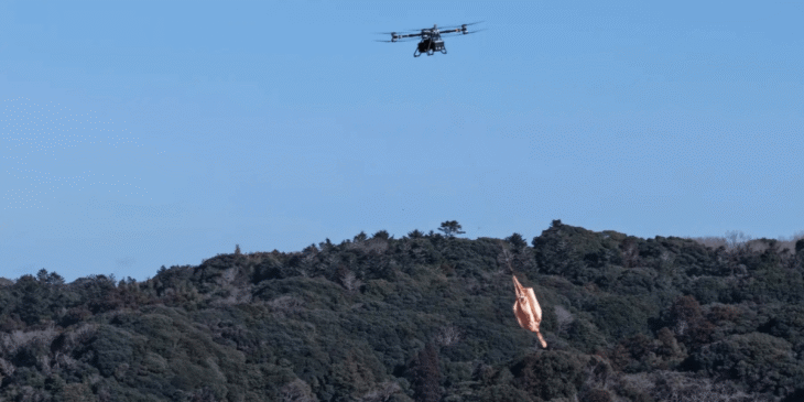 IDAがDJIの配送ドローン｢FlyCart 100｣でレベル3.5飛行を想定した物流実証を実施