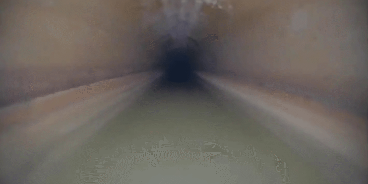 管渠内の長距離飛行に特化した専用ドローン｢Rangle X｣開発、下水道管渠内の点検飛行に成功