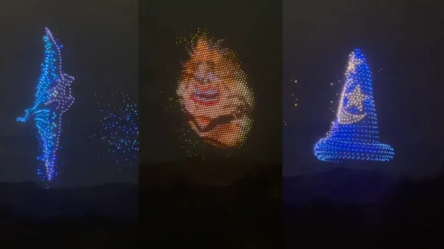 ディズニーランド ドローンショー