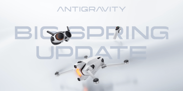 世界初の360度全景ドローン｢Antigravity A1｣に春の大型アップデート！