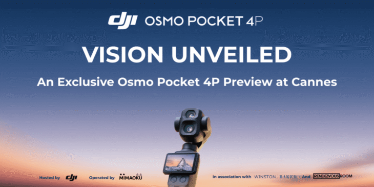 DJIがフランス・カンヌで新型ハンドヘルドジンバルカメラ｢Osmo Pocket 4P｣プレミアイベント開催