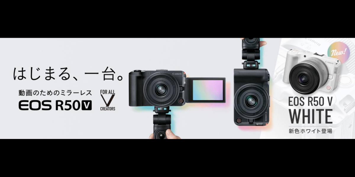 Canonのミラーレスカメラ｢EOS R50 V｣のおすすめSDカードと選び方を徹底