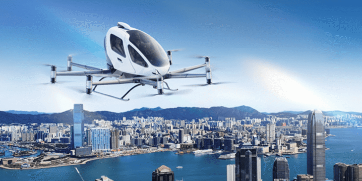 空飛ぶクルマが香港の空へ！EHangが低空経済にもたらす未来の移動革命