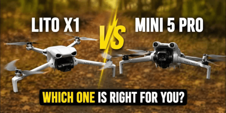 初めてのドローン選び｢DJI Lito X1｣と｢DJI Mini 5 Pro｣あなたが本当に買うべきなのはどっち？