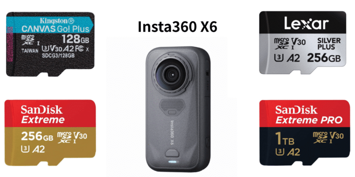 失敗しない！Insta360 X6のmicroSDカードの選び方とおすすめを解説！360度アクションカメラに必須