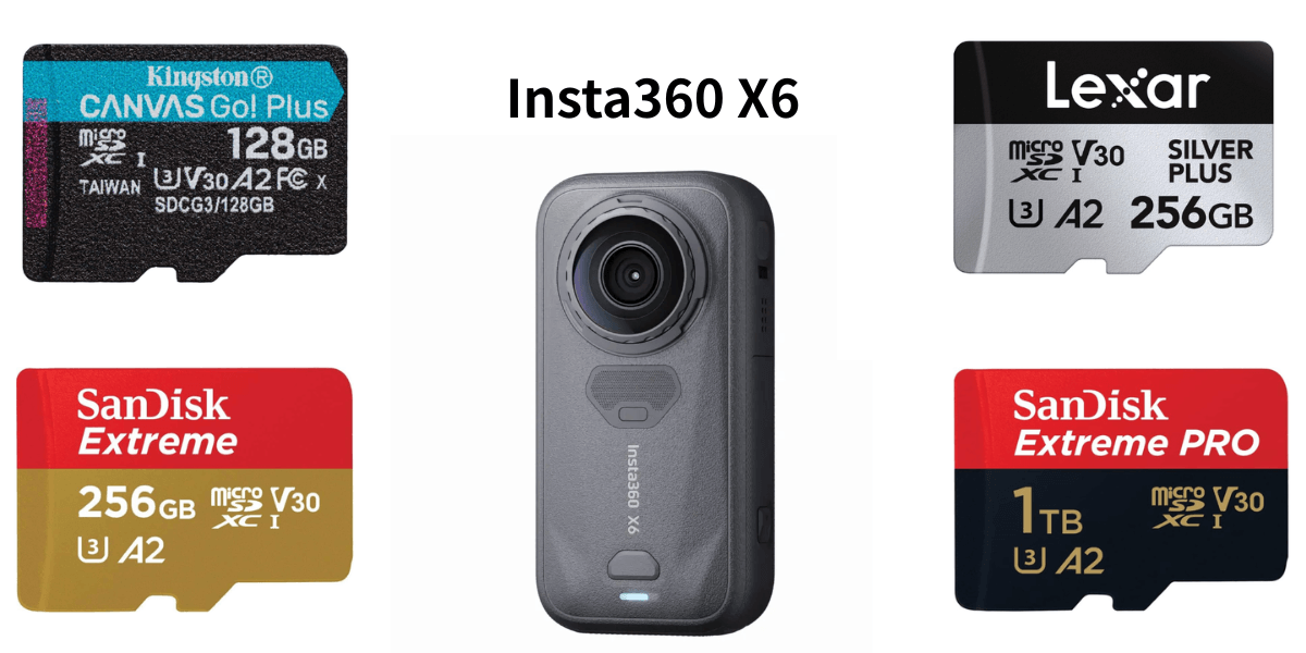 公式推奨！Insta360 X6のおすすめmicroSDカード